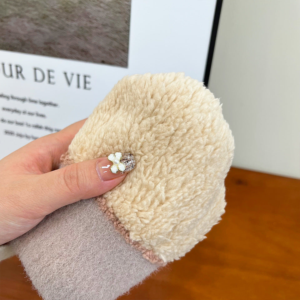 Wholesale Autumn and Winter Knitted Cold-proof Warm Gloves