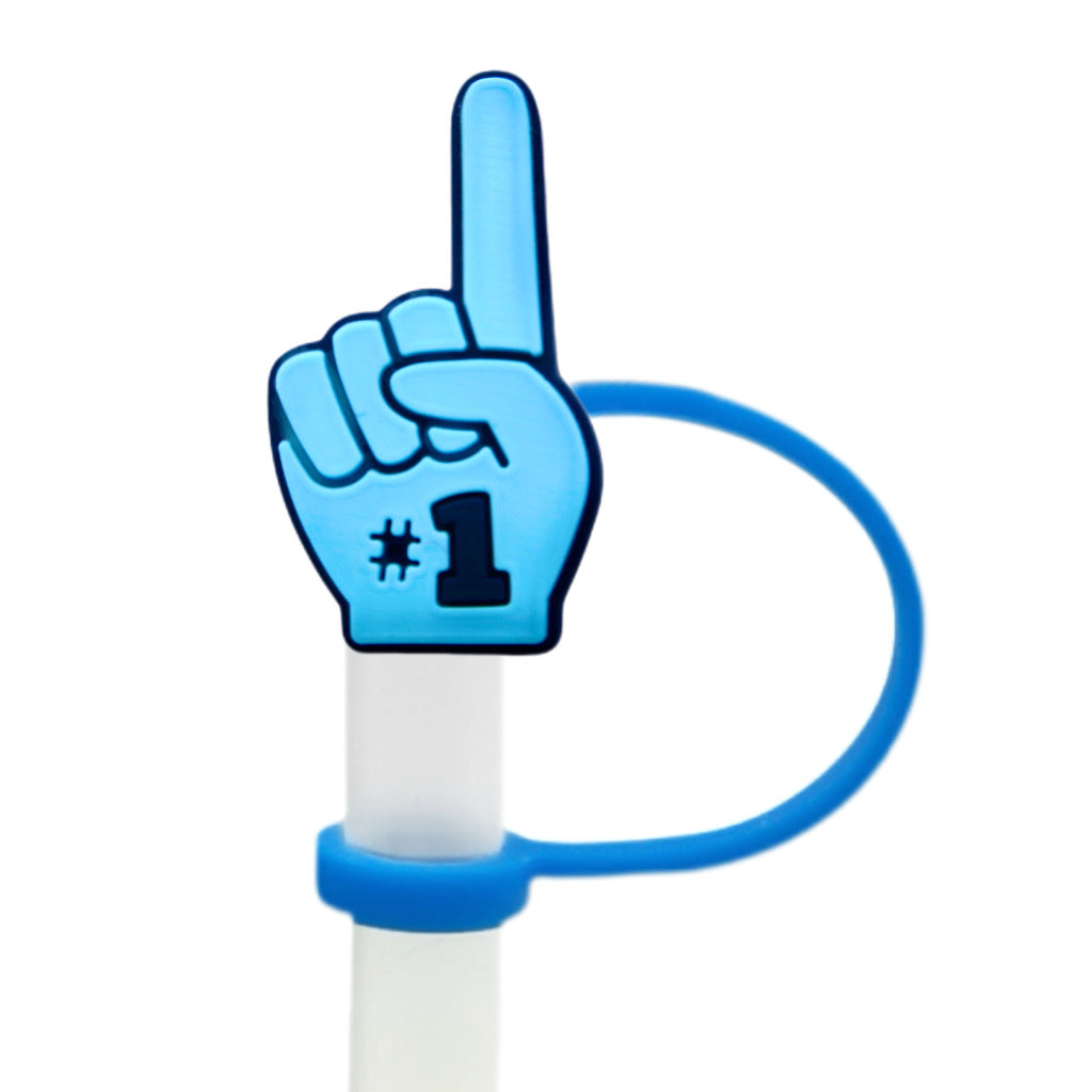 Wholesale 10pcs  straw cap silicone straw cover Straw Tube Cap