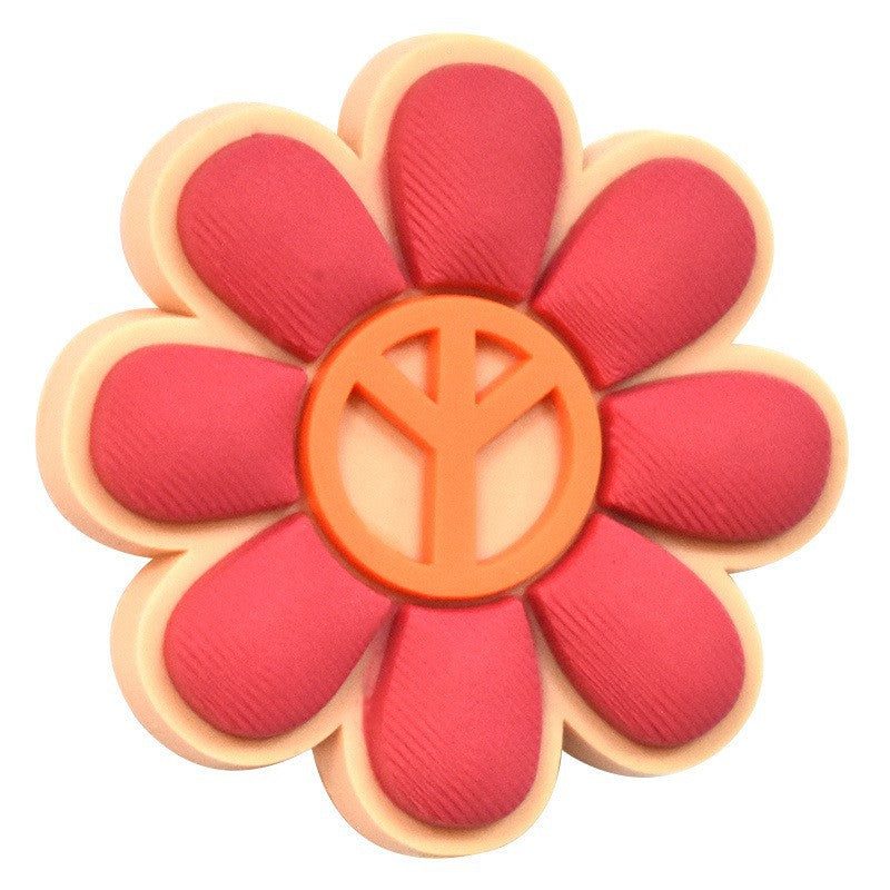 Wholesale Random 100pcs  Cartoon Love and Peace  Focal Beads