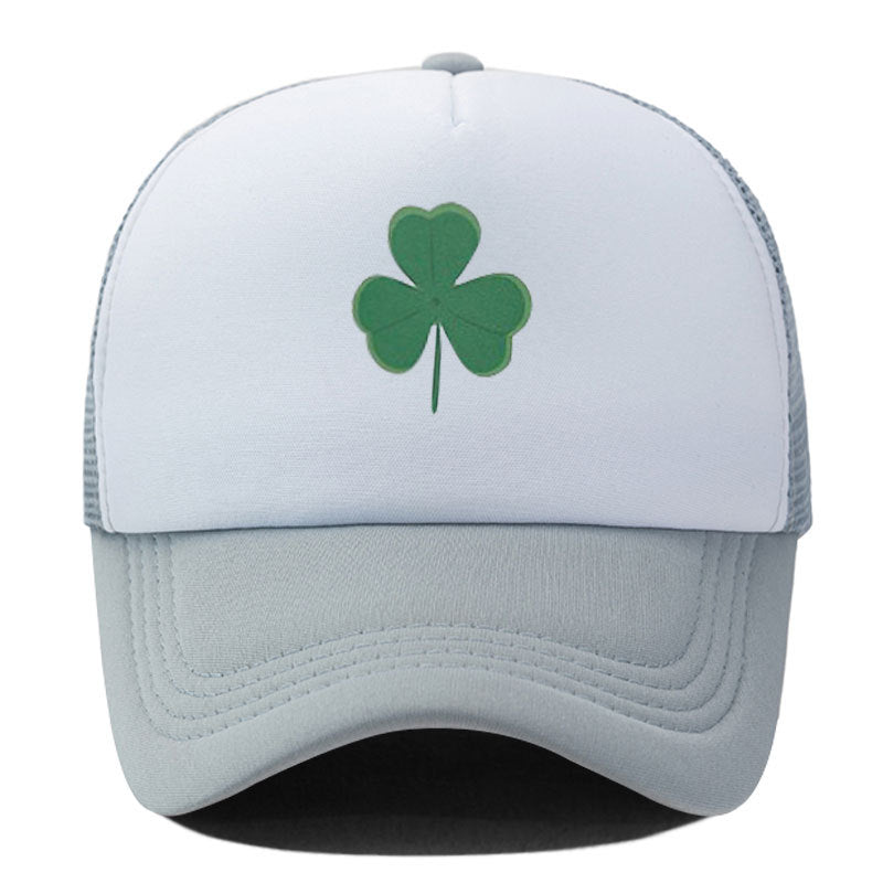 Wholesale Couples Irish Festival Clover Baseball Mesh Cap