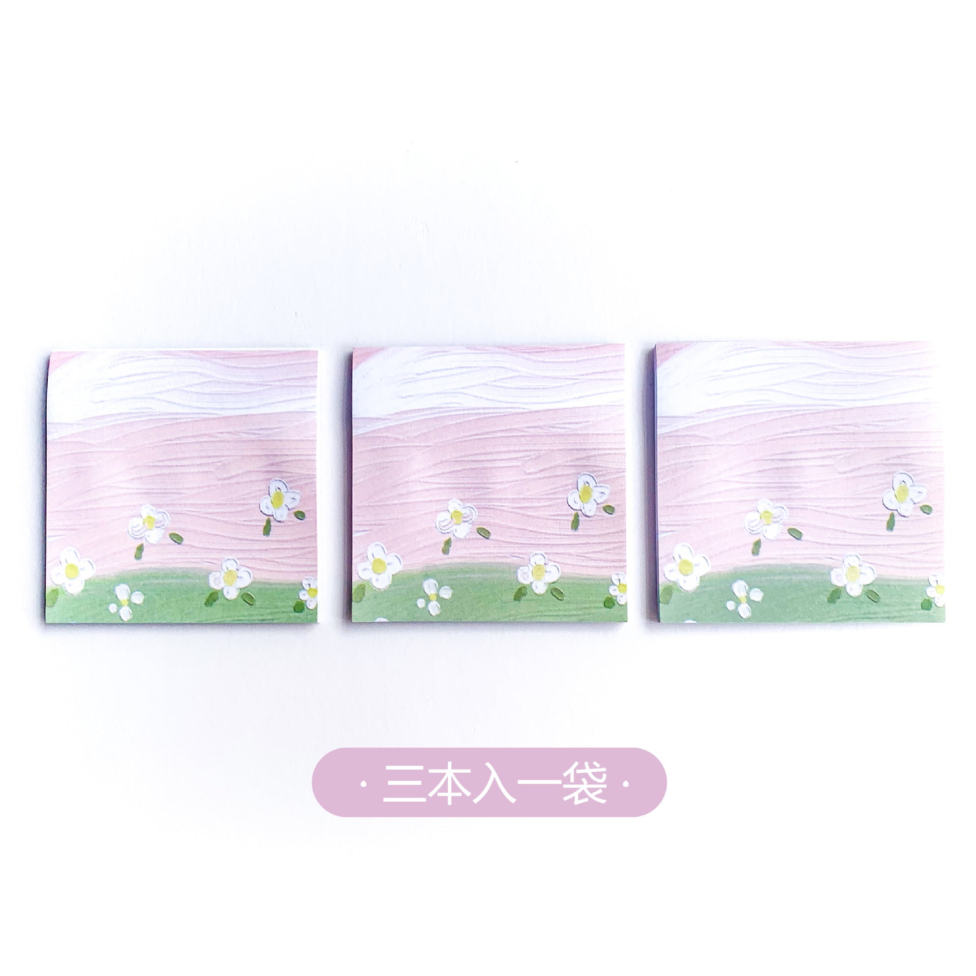 Wholesale 10pcs Creative Scenery Post-it Notes for Students Cute Carry-on