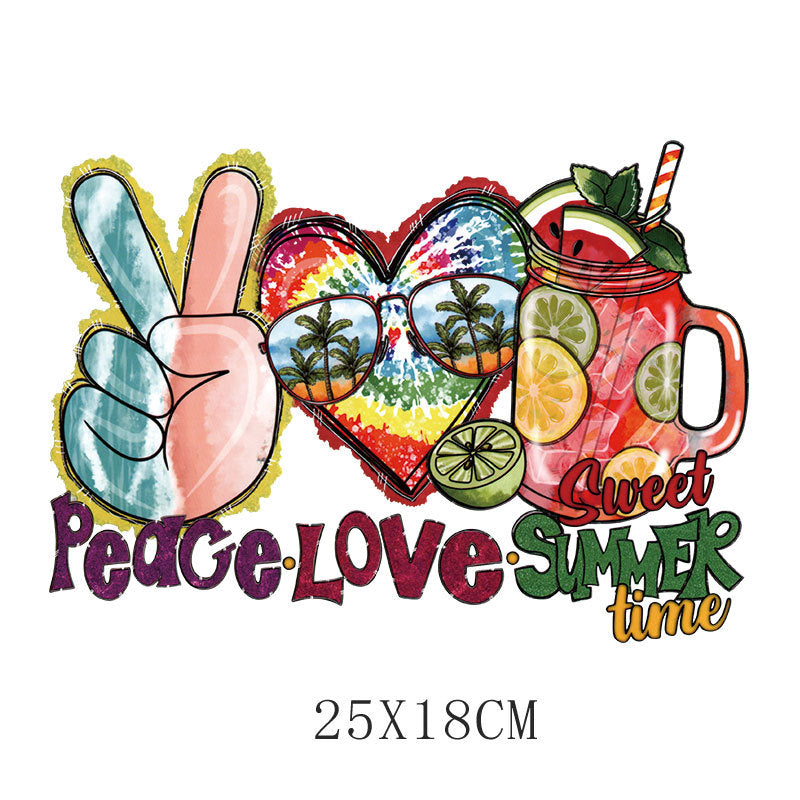 Wholesale Summer Cartoon Heat Transfer   UV DTF Ready to Press Transfers Wraps