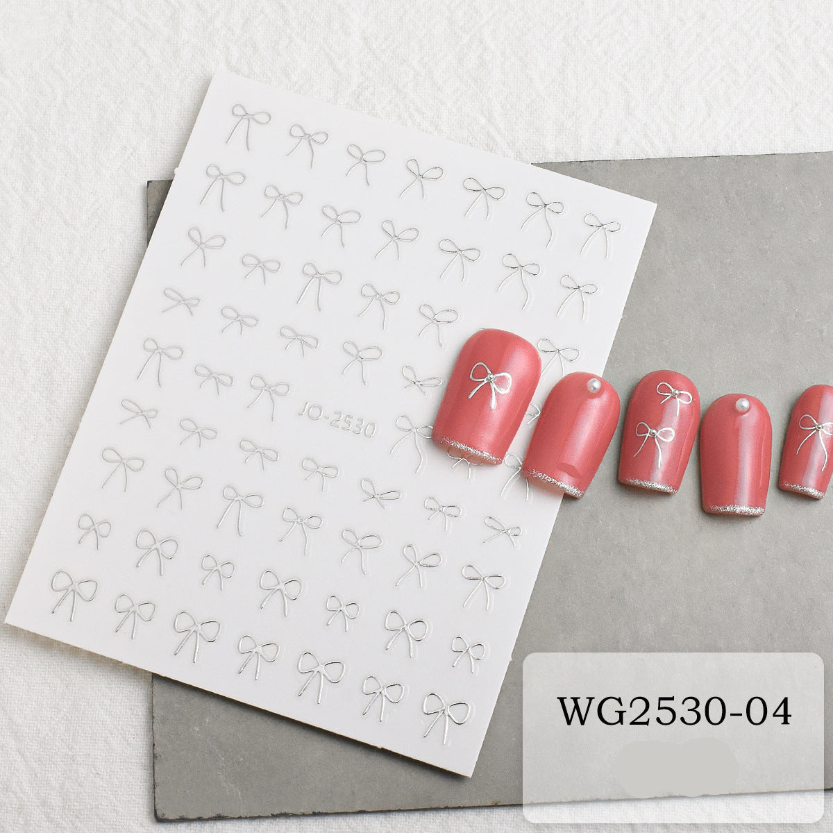 Wholesale Explosive Bow Nail Art Sticker