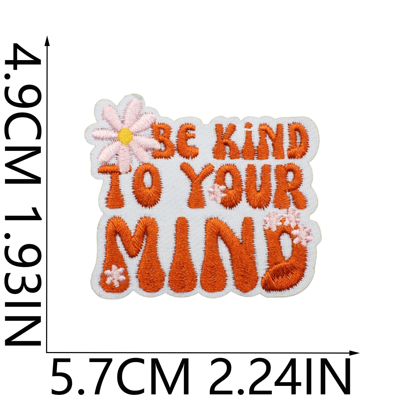 Wholesale Polyester Embroidered Patch Decorative Accent Inspirational Quote Love Yourself English Slogan Applique For Clothing Bags DIY Craft Stylish Fashion Accessory