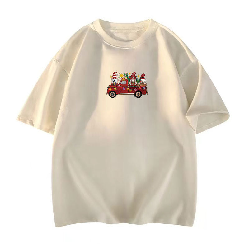 Wholesale 5pcs/pack Cartoon Car Christmas Hot Stamping Sticker UV DTF Ready to Press Transfers Wraps