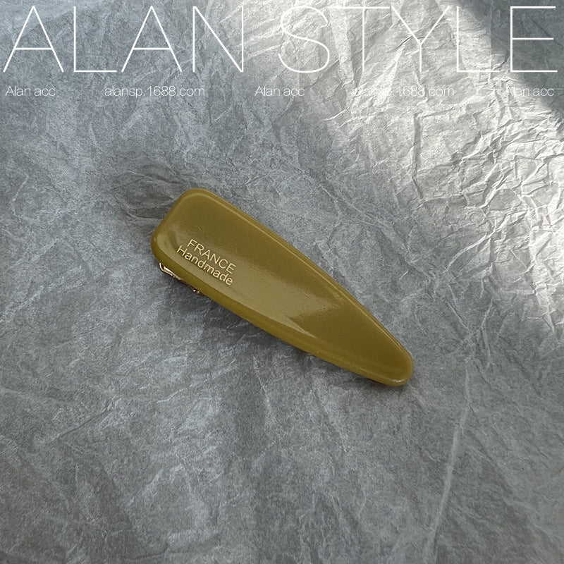 Wholesale Triangle Water Drops Small Duckbill Acetate Fiber Hair Clips