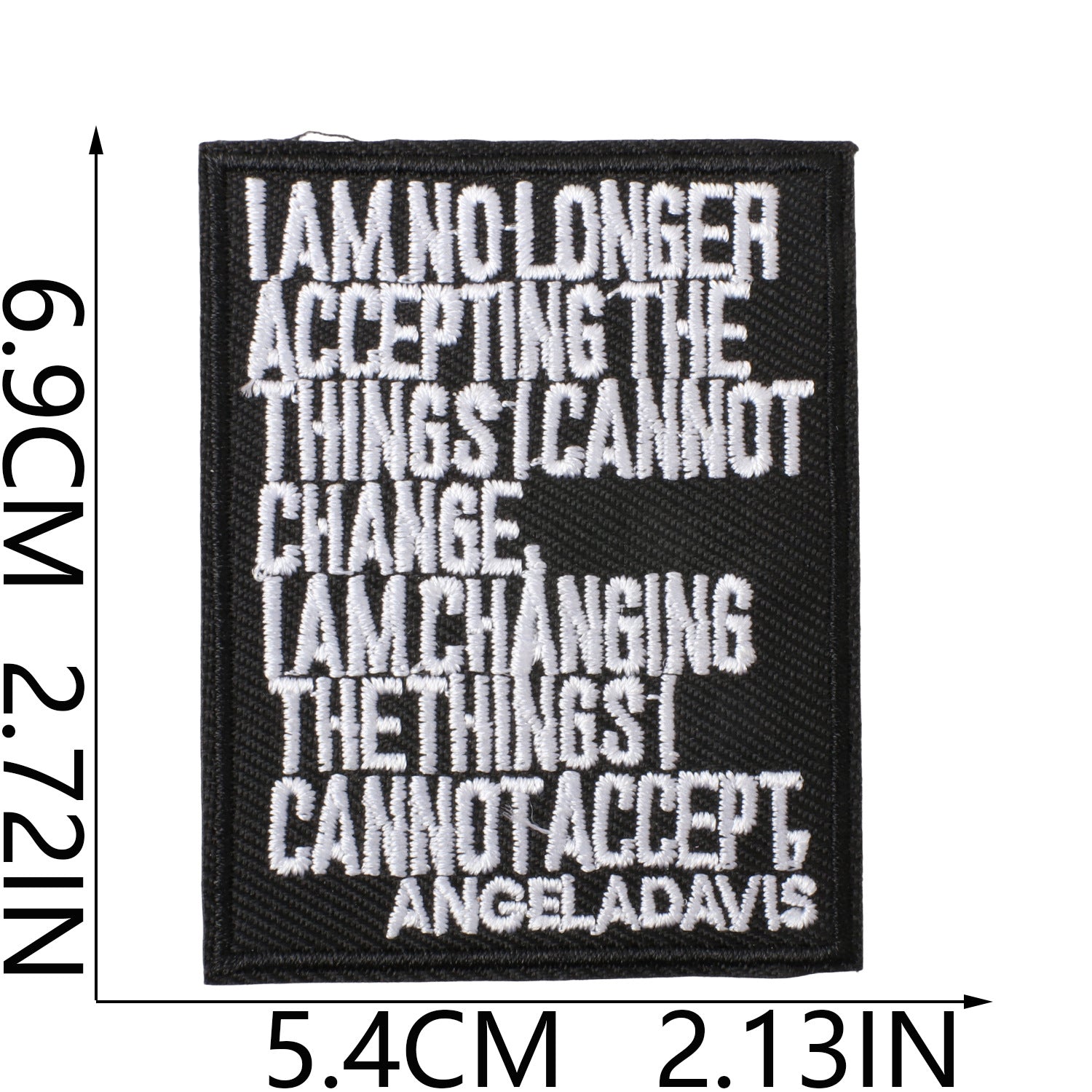 Wholesale Black Girl Magic Embroidered Iron On Patches Motivational Slogan DIY Clothing Decoration