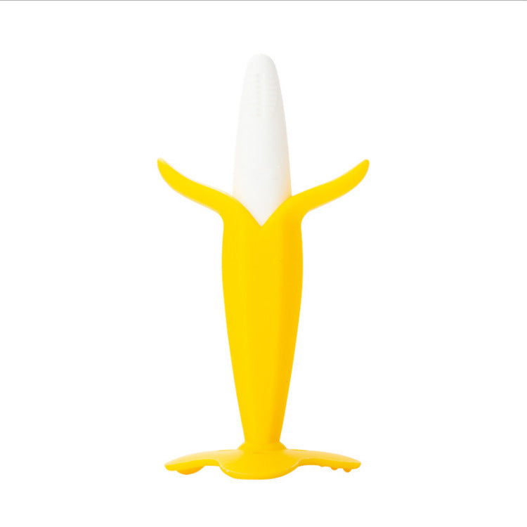 Wholesale Banana Silicone Teether Baby Toothbrush