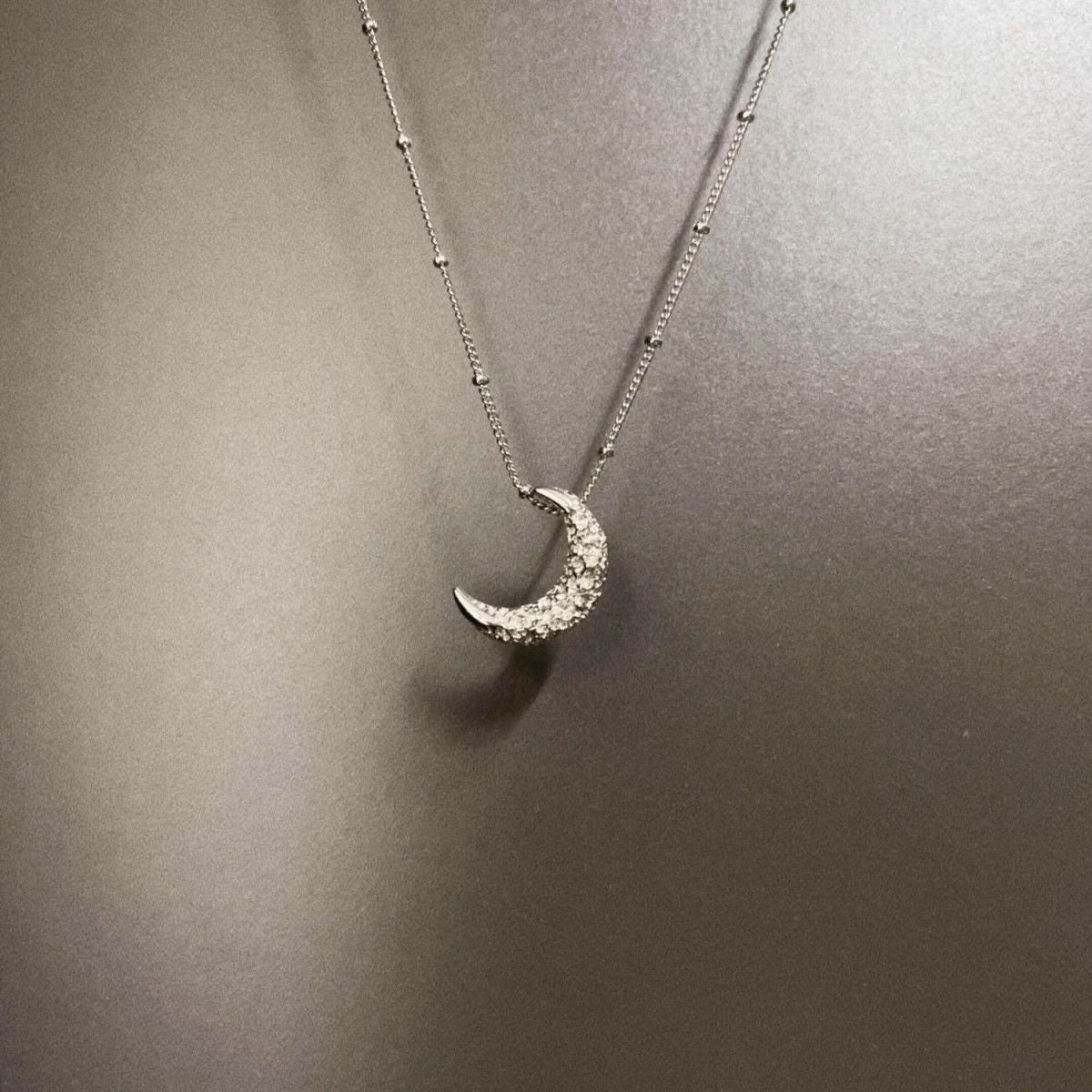 Wholesale Color printed card cross moon cartoon cat necklace