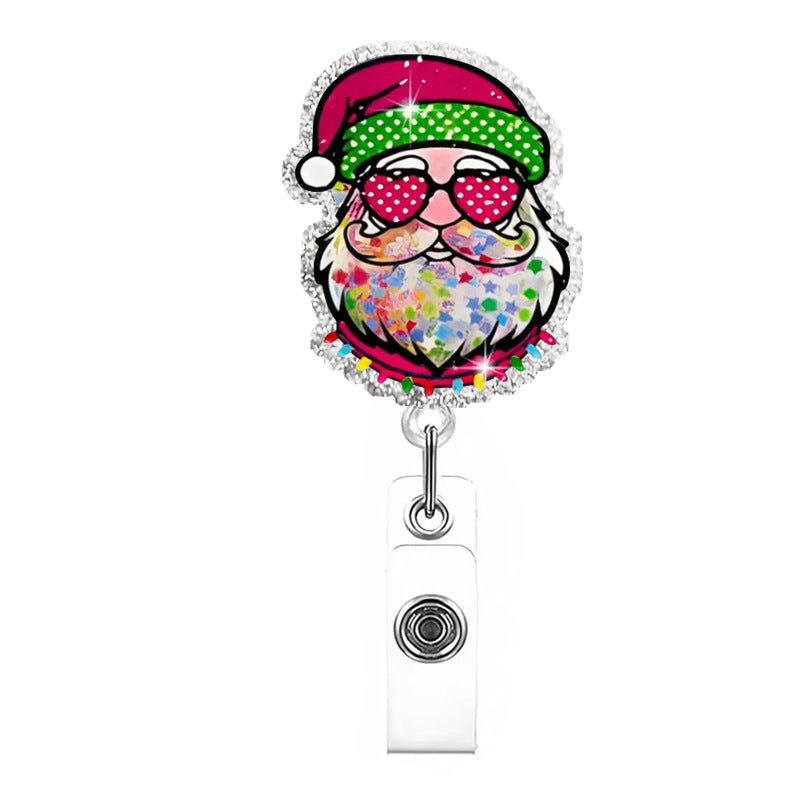 Wholesale Christmas Tree Christmas Cartoon Badge Reels