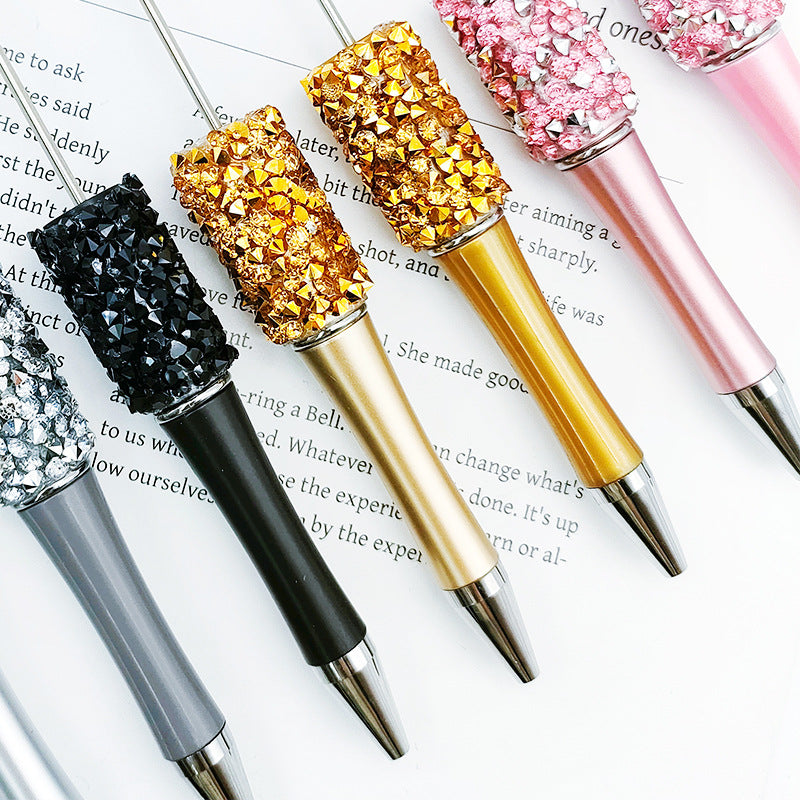 Wholesale Beadable Pens Resin Rhinestone Sticker DIY Pen