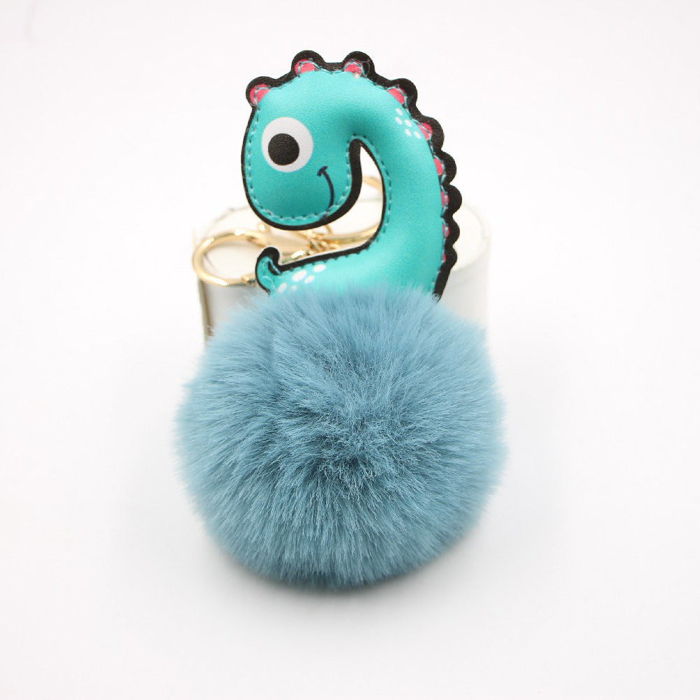 Wholesale Cute Dinosaur Women's Bag Plush Keychain