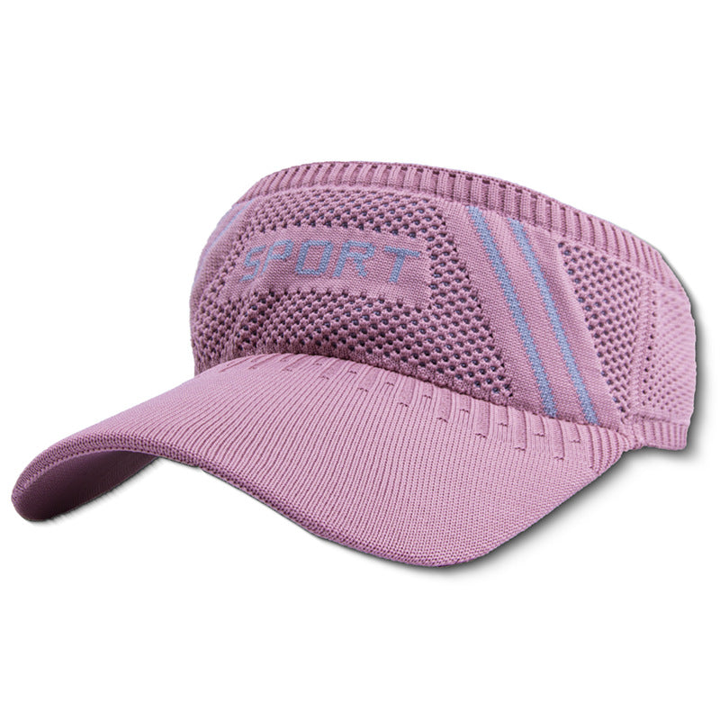 Wholesale Outdoor Sports Visor Sun Hat SPORT Polyester Hat