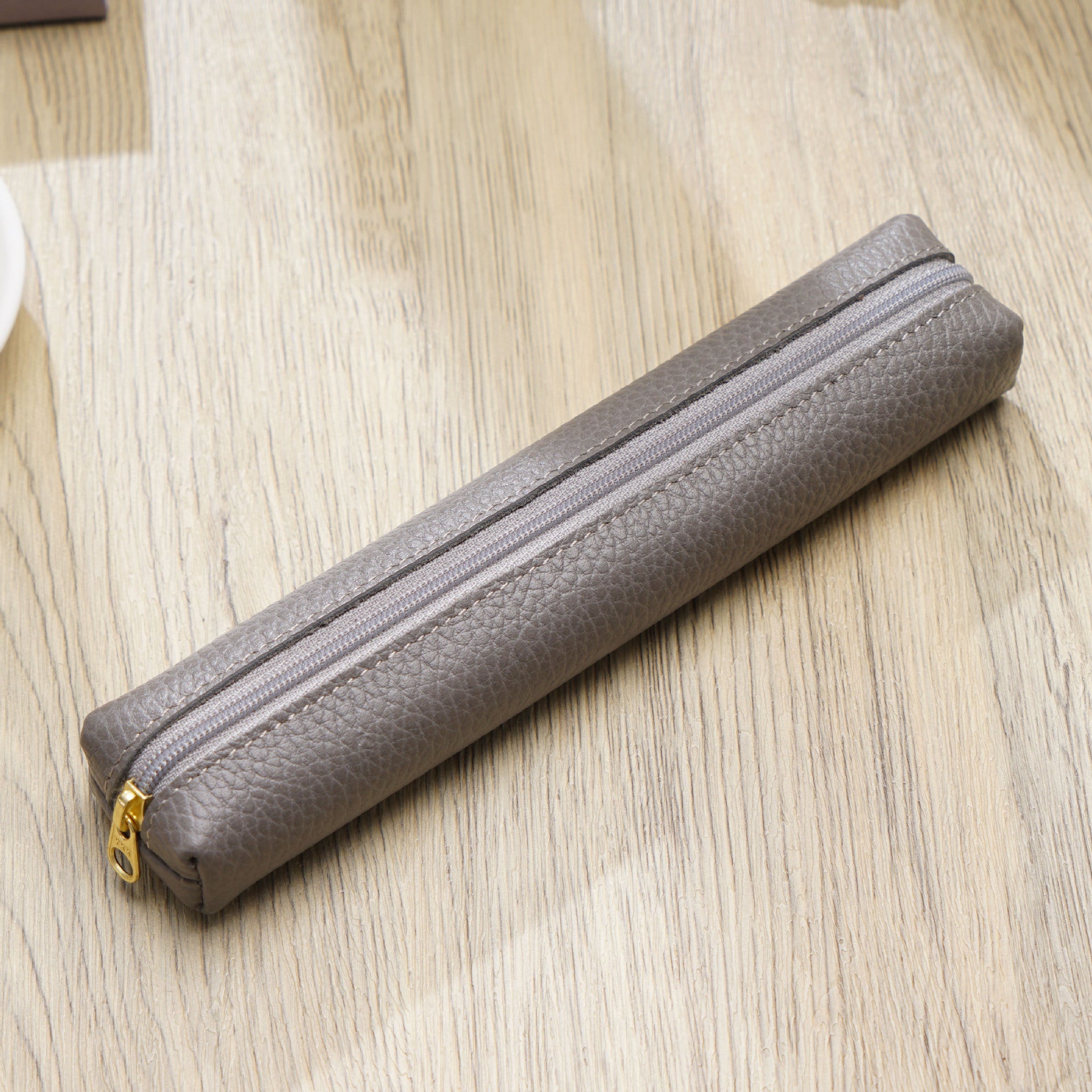 Wholesale Mini Cowhide Candy Color Pencil Case