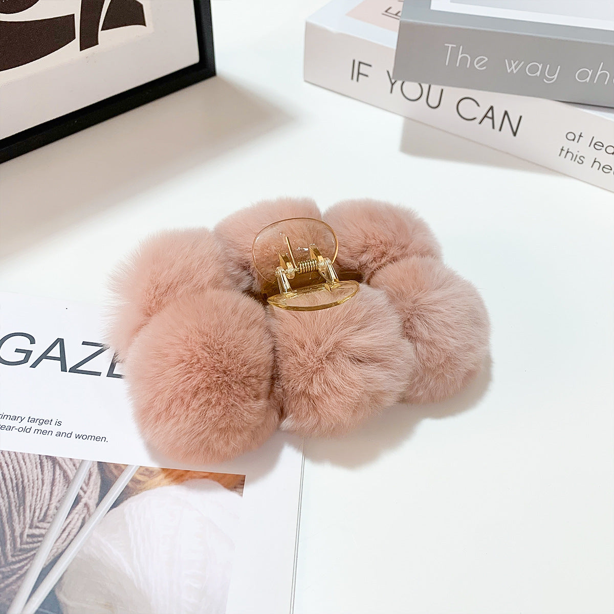 Wholesale Autumn and Winter Plush Hair Clips