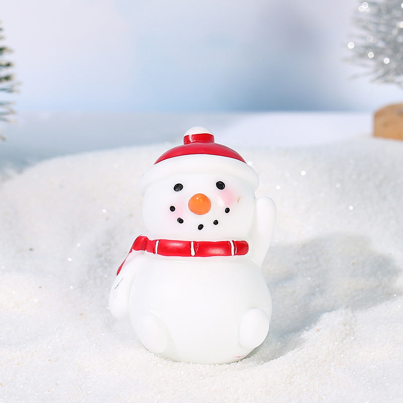 Wholesale Christmas decoration micro landscape snow scene resin ornaments