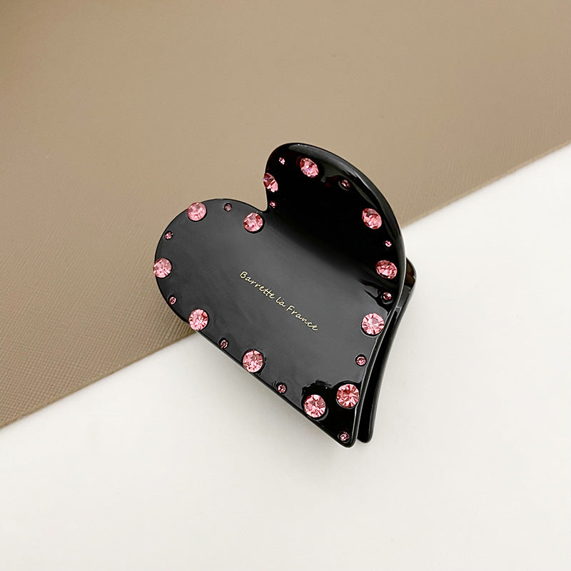 Wholesale Love Diamonds Acetate Hair Clips