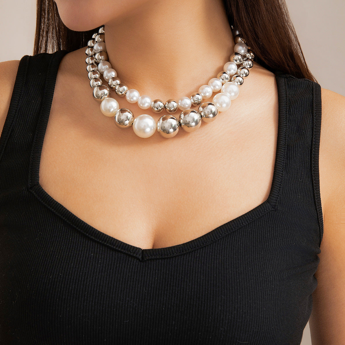 Wholesale Exaggerated Large Bead Pearl Necklaces