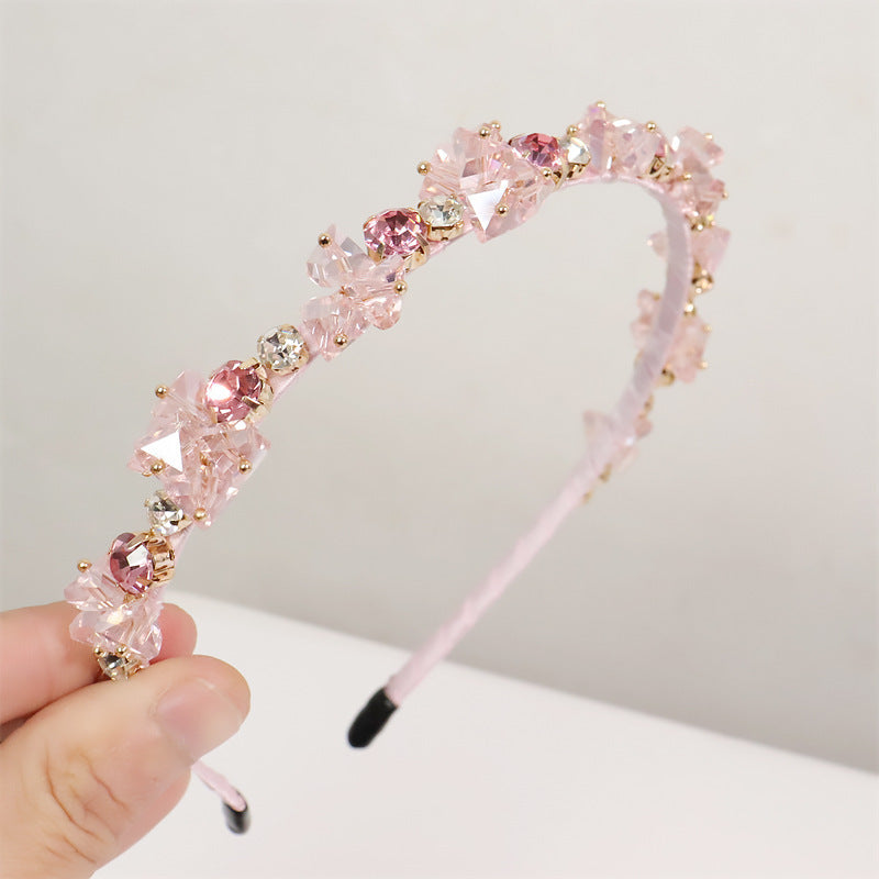Wholesale Crystal Rhinestone Flower Hair Bands