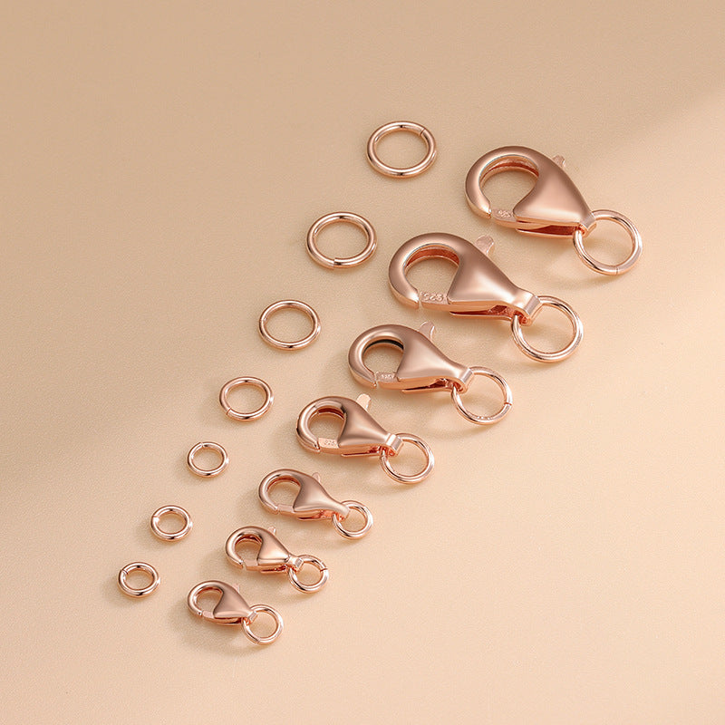 Cabeza de llavero de plata esterlina de 10 piezas al por mayor