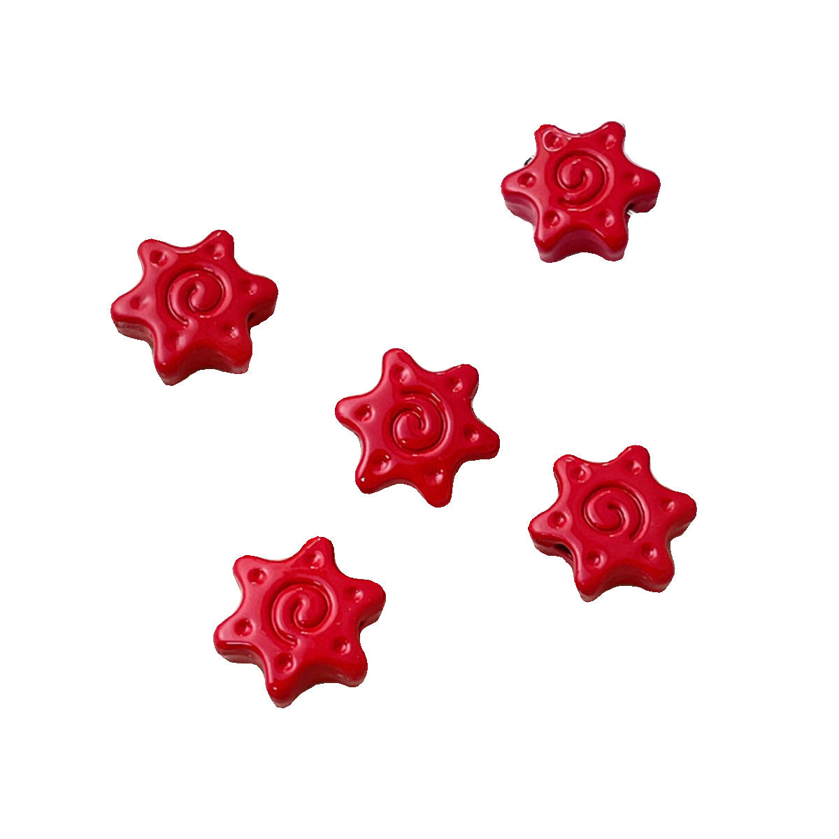 Wholesale 10pcs Dopamine Christmas Series Colorful Love Gift Box Beads