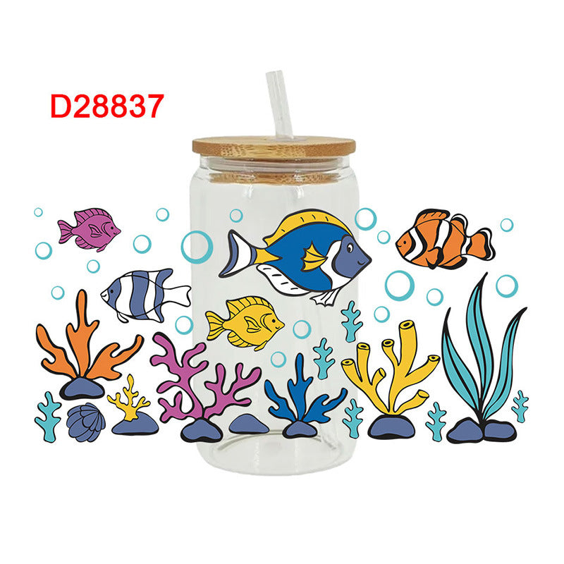 Wholesale UV Transfer Paste Glass Crystal Label Crystal Paste 16OZ UV DTF WRAPS