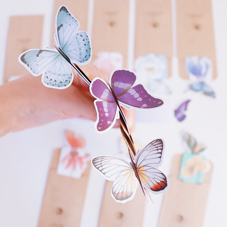 Wholesale Paper Butterfly Bookmarks