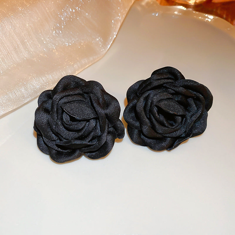 Wholesale Vintage Fabric Flower Sweet Necklace Bracelet Earring Set