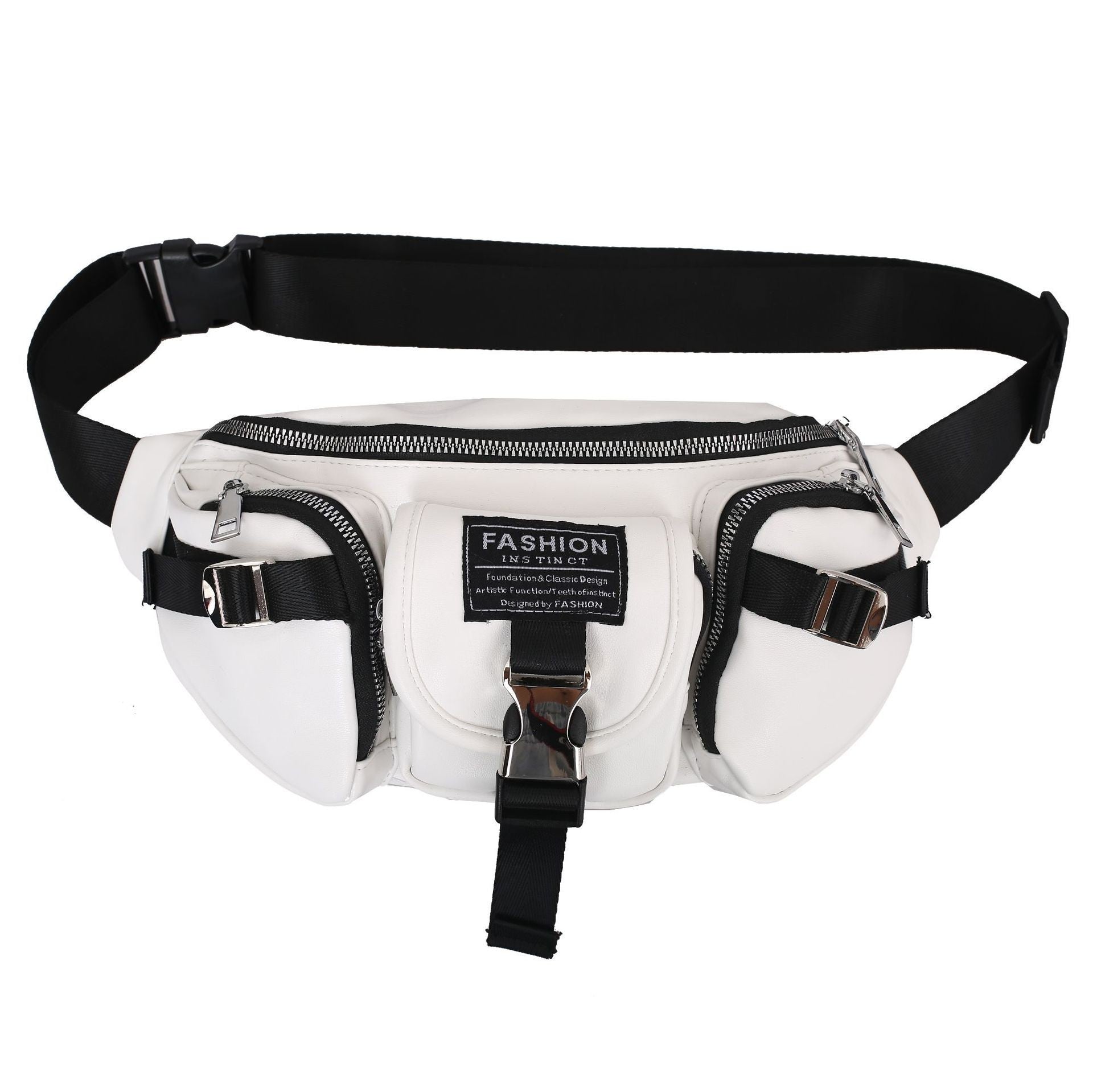Wholesale Adjustable Sports Waist Pack, Multifunctional, Large Capacity Outdoor Functional PU Waist Pack