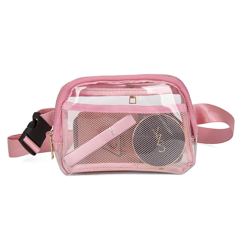 Wholesale Transparent Small Shoulder Chest Bag Crossbody Bag