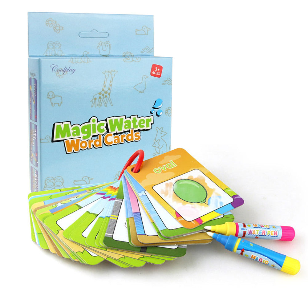Wholesale Children's Water Painting Board Early Education Card 26 English Letter Learning Cognitive Card