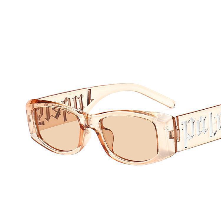 Wholesale Small frame light pink Y2K sunglasses