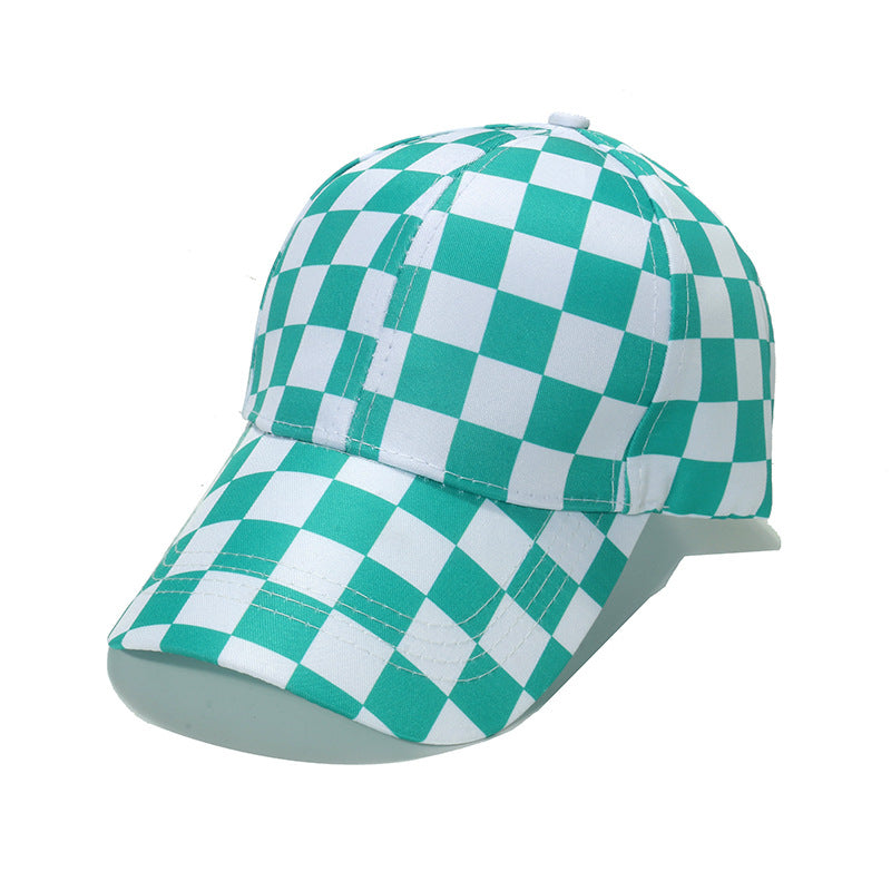 Wholesale Geometric Diamond Plaid Outdoor Casual Polyester Baseball Cap