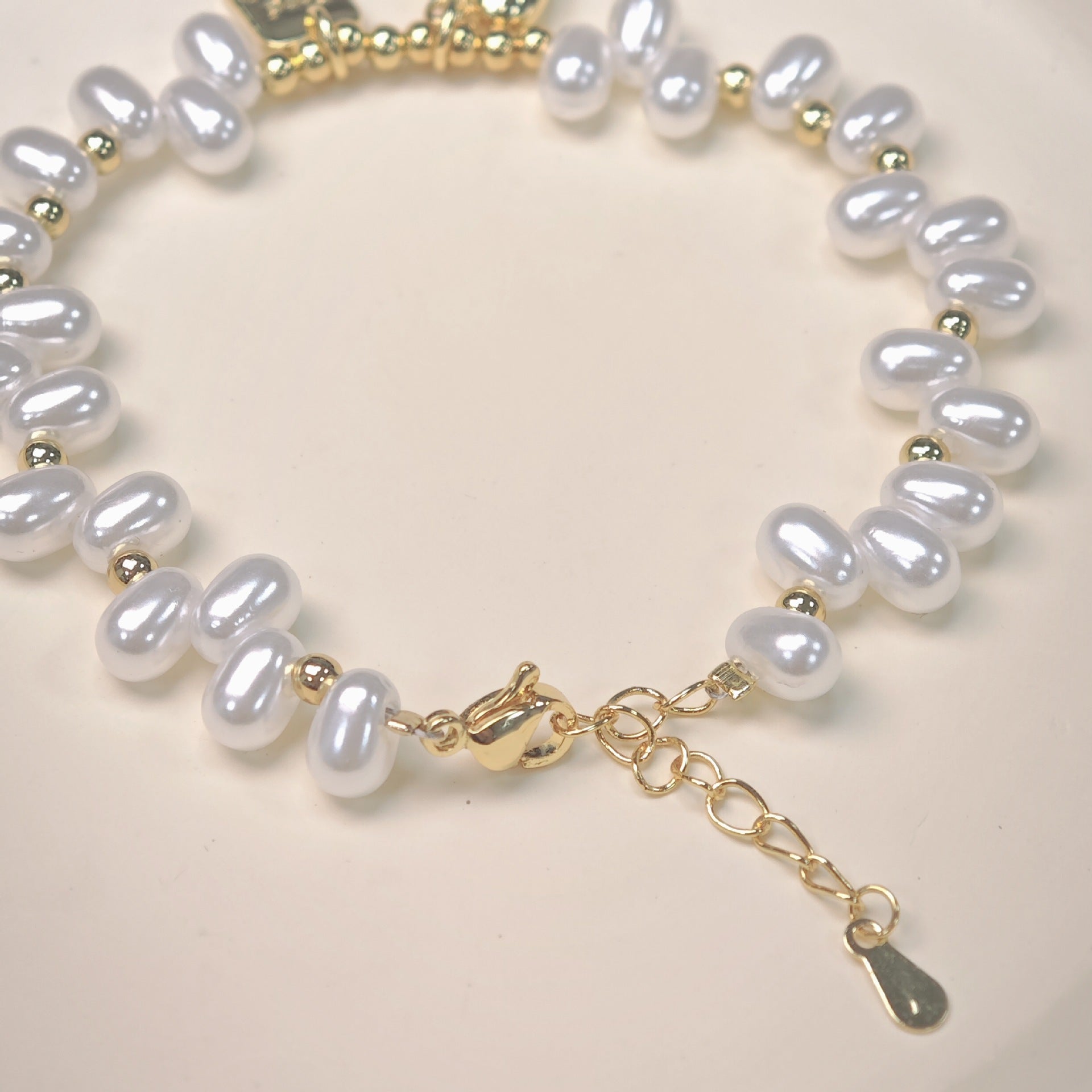 Wholesale Lucky Square Brand Heart Bracelet