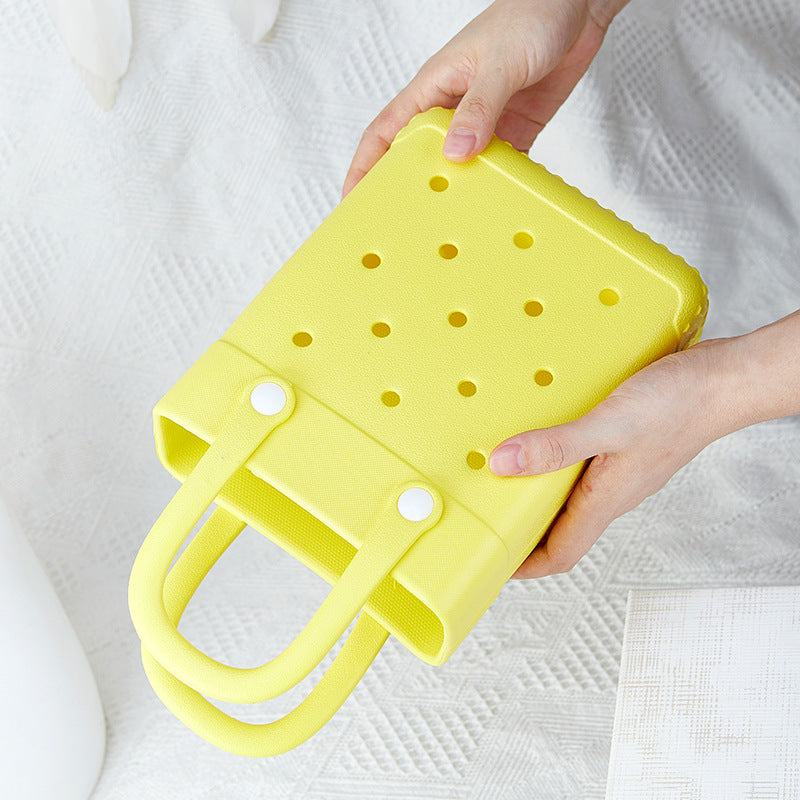 Wholesale EVA Fashion Waterproof Outdoor Storage Hole Mini Handbag