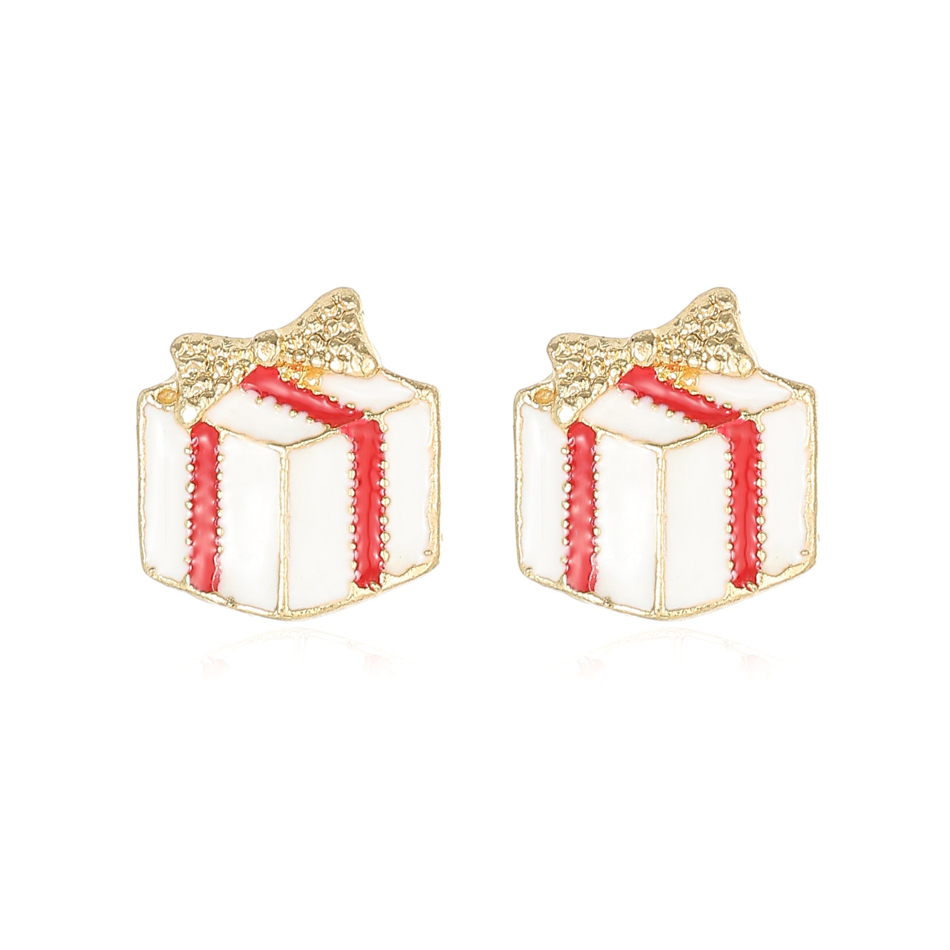 Wholesale Zinc Alloy Christmas Earrings Snowflake Tree Bell Elk Rhinestone Dangle Jewelry Party Fashion Accessory