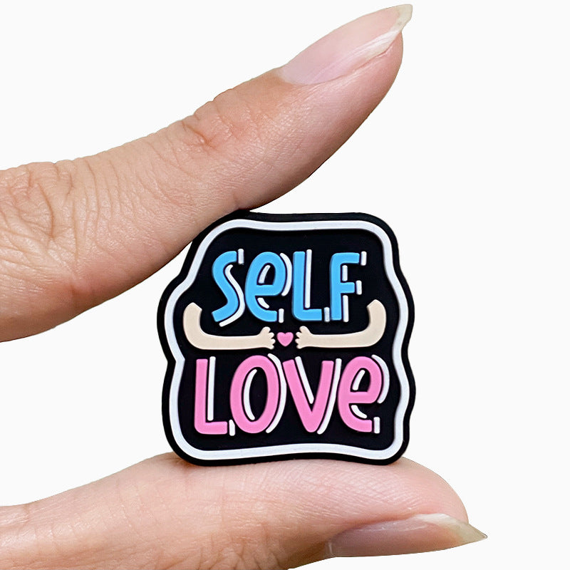Wholesale 10PCS Colored Self Love Silicone Beads