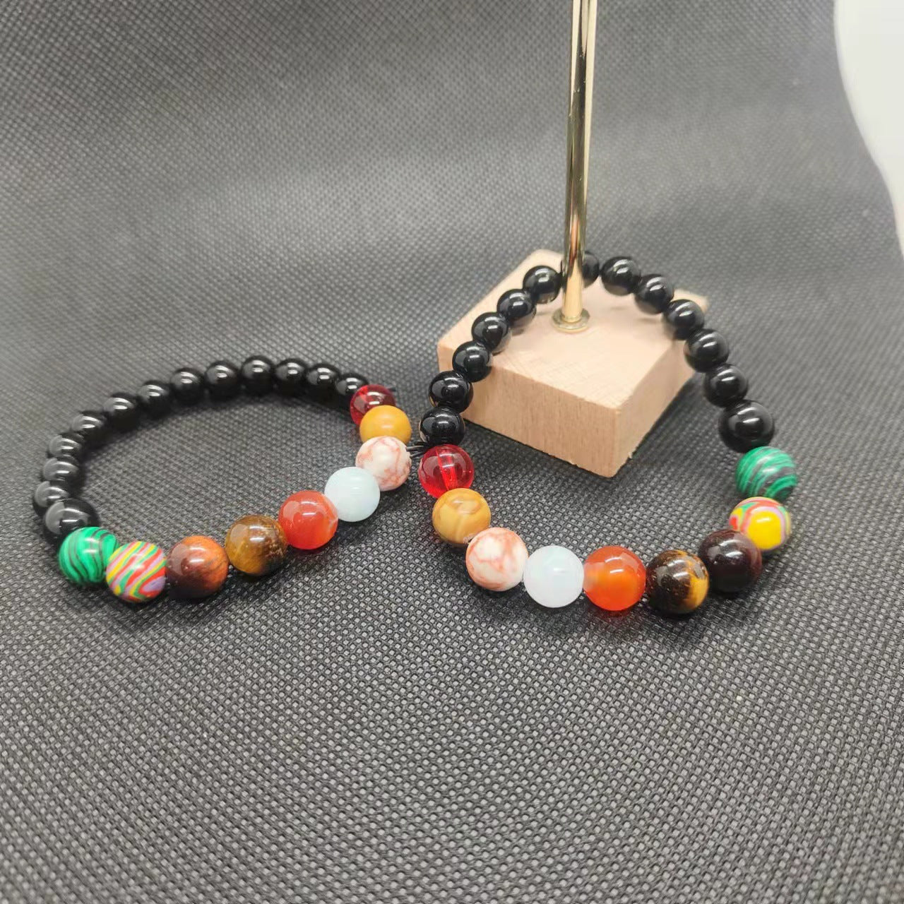 Wholesale Universe Galaxy Eight Planets Bracelet Couple Bracelet