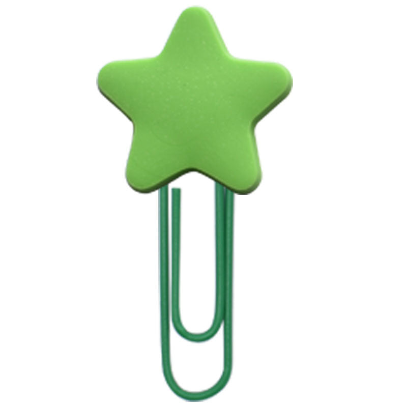 Wholesale Random 50pcs/pack Cloud Star Slippers Paper Clip Bookmark