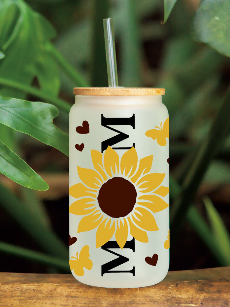 Wholesale Flower Butterfly 16oz Cup UV DTF Wraps