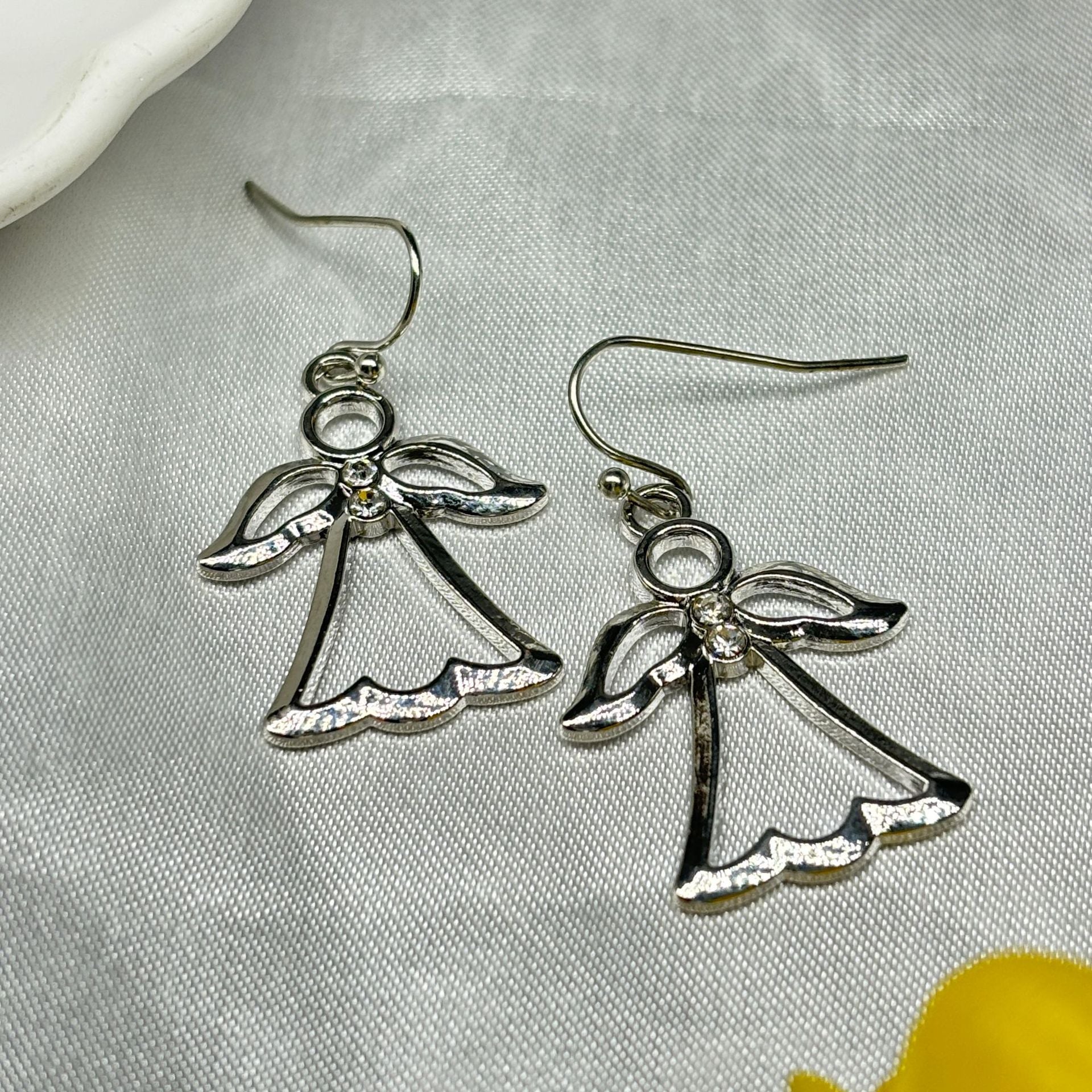 Wholesale Christmas Stocking Snowflake Earrings