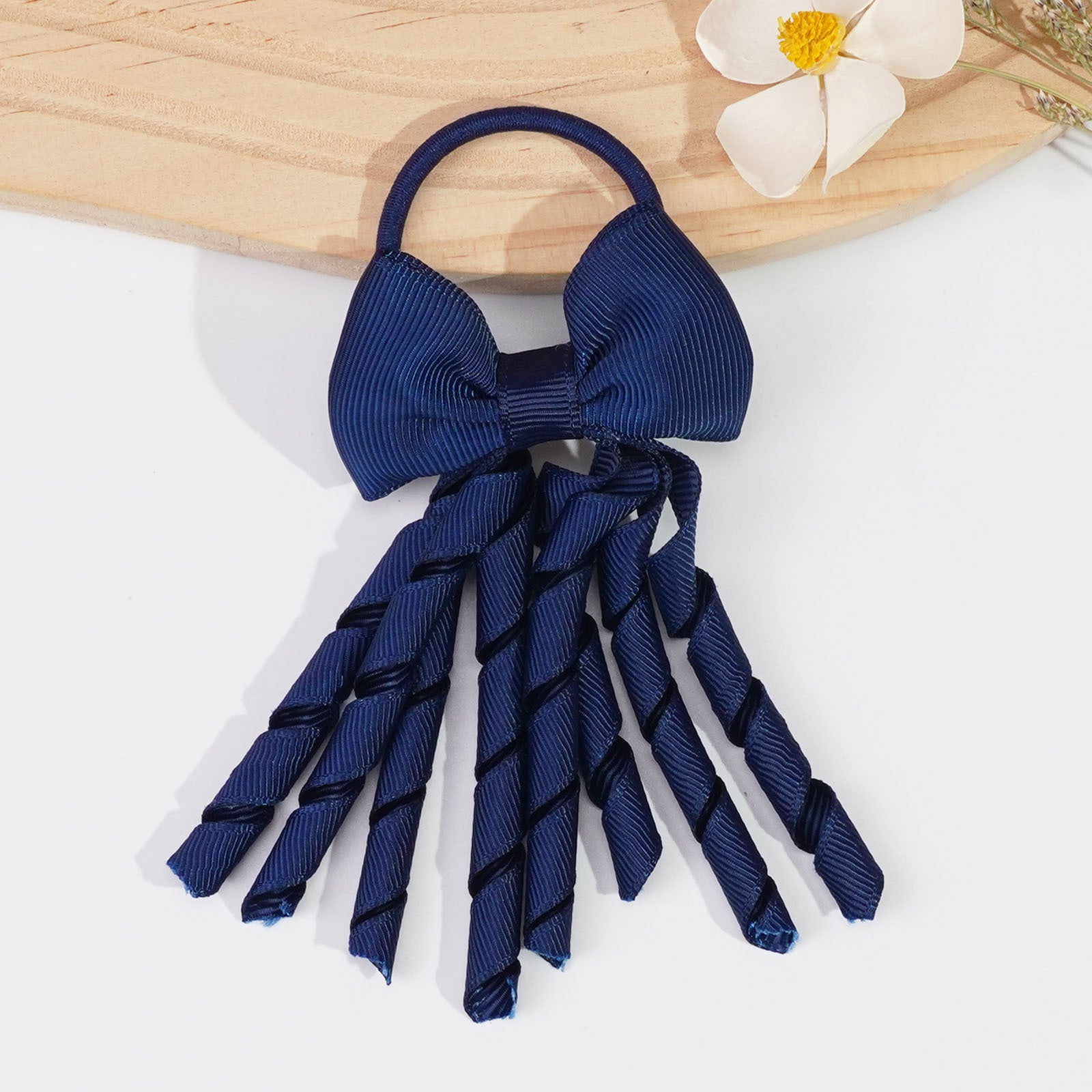 Wholesale bow rubber band roll thread belt Christmas headdress