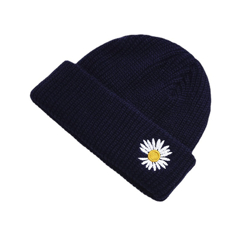 Wholesale Daisy Knitted Wool Cap