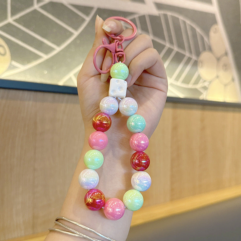 Wholesale Colorful Bead Keychain