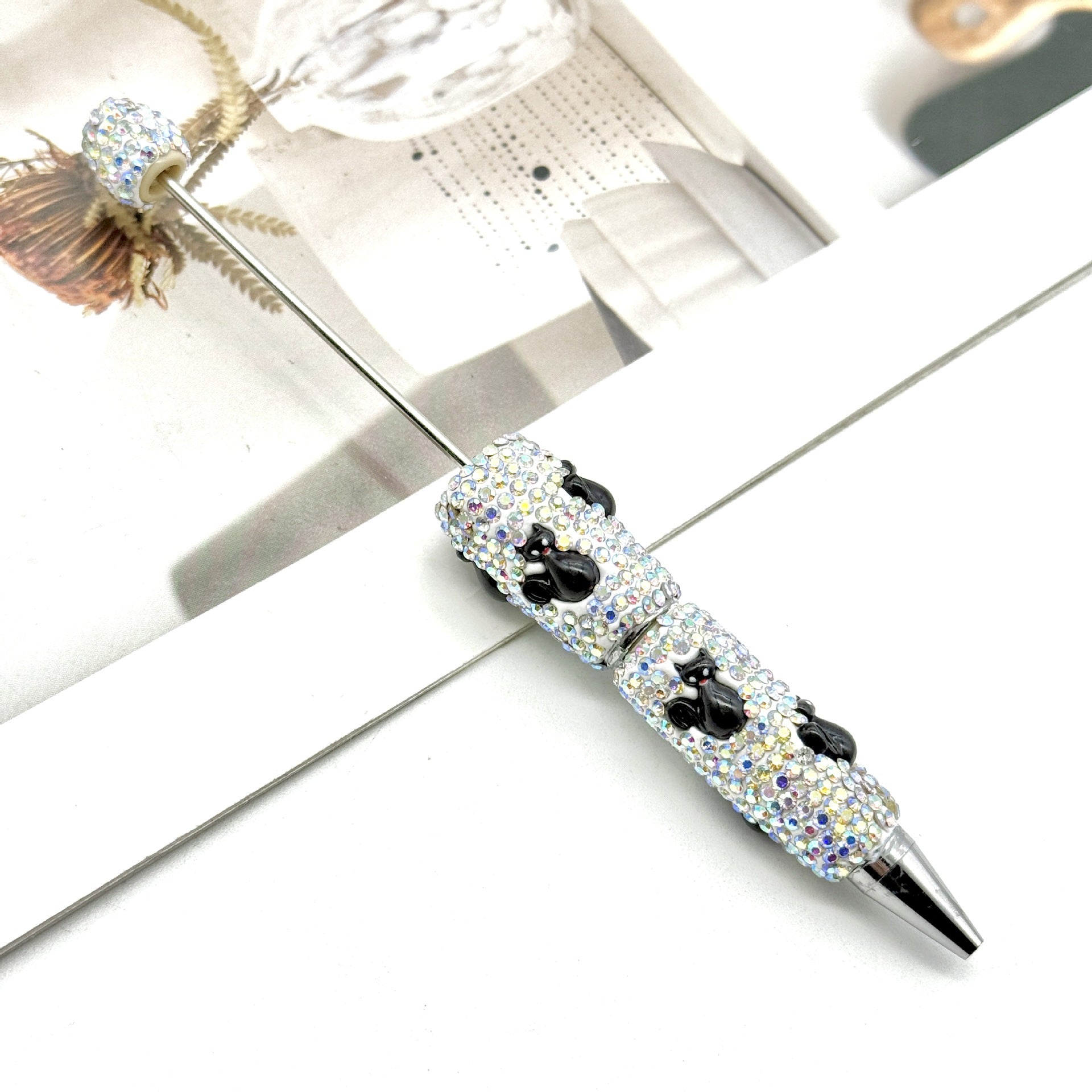 Wholesale DIY Full Diamond Beadable Pen Skull Pumpkin Ghost Dark