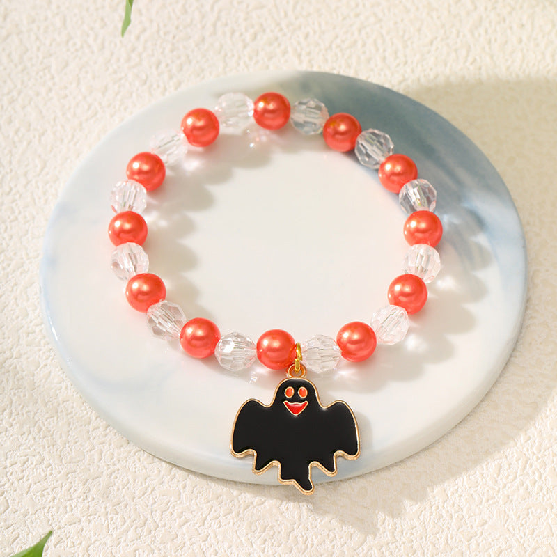 Wholesale  Halloween Pumpkin Orange Bracelet