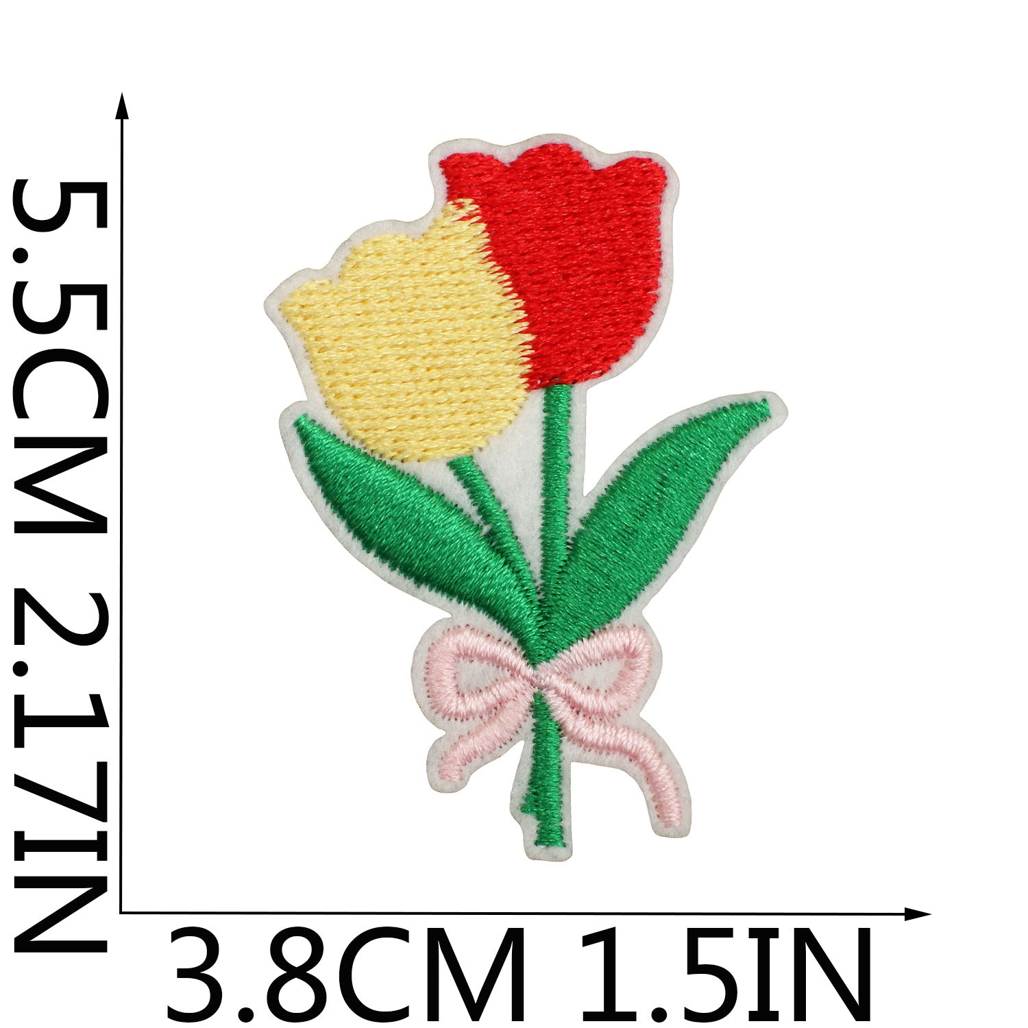 Wholesale Chic Polyester Thread Embroidered Patch Cute Couple Bears House Design For Clothing Fashion Accessory Gift