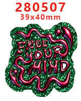 Wholesale Random 30pcs Green Christmas Cartoon Acrylic Flatback