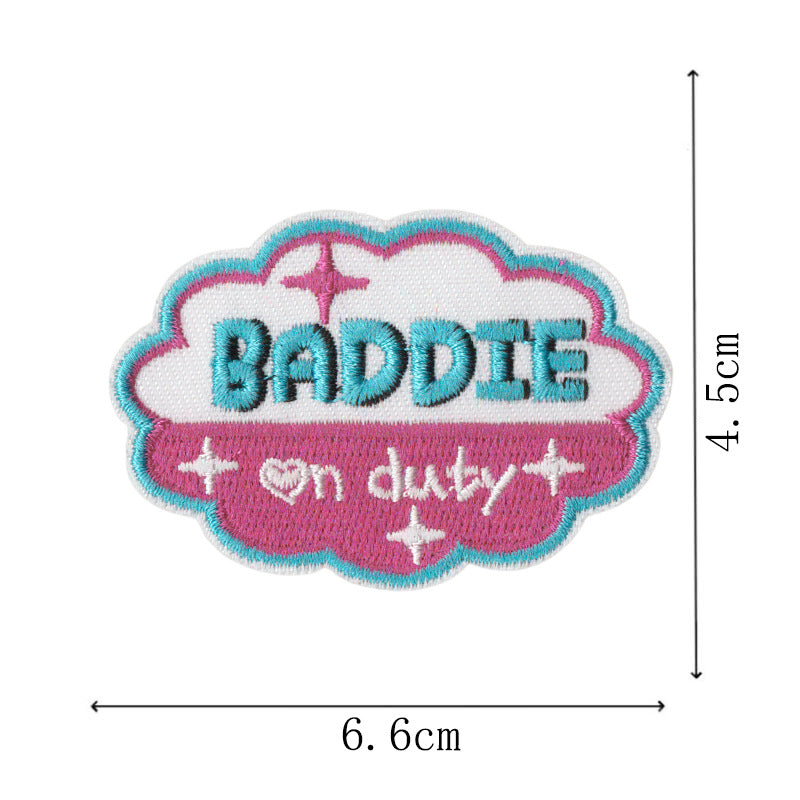 Wholesale Colorful cute cartoon duck embroidery DIY Patches