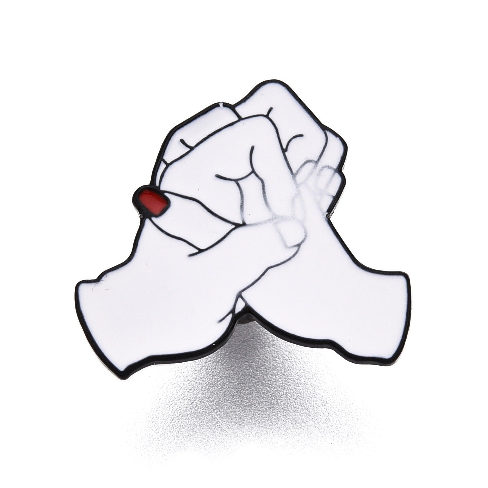 Wholesale Drip oil cartoon wings teeth cute brooch